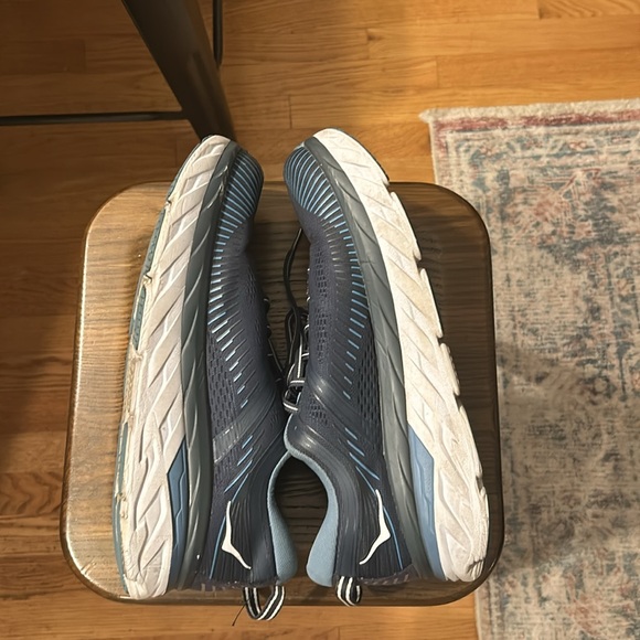 Men’s blue Hoka one one running shoes - Picture 4 of 6